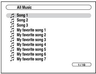 ONKYO PR-SC5507 - Use the Up and Down [▲]/[▼] buttons to select an item, and then press [ENTER]. - 1