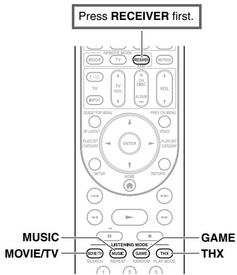 ONKYO TX-NR5008 - Listening Mode Buttons - 1