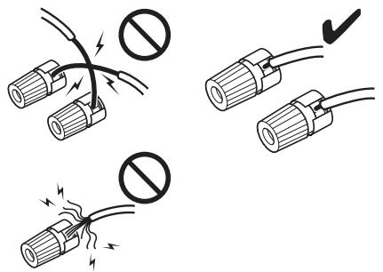 ONKYO TX-NR5008 - Speaker Connection Precautions - 1