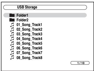 ONKYO TX-NR5008 - Playing Music Files on a USB Device - 3