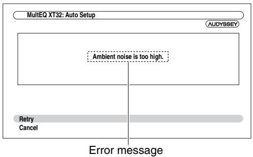 ONKYO TX-NR5008 - Error Messages - 1