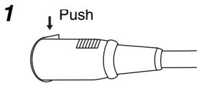 ONKYO C-7000R - Unplugging the AES/EBU cable - 1