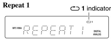 ONKYO C-7000R - Press REPEAT repeatedly to select Repeat All, Repeat 1 or Repeat Off. - 2