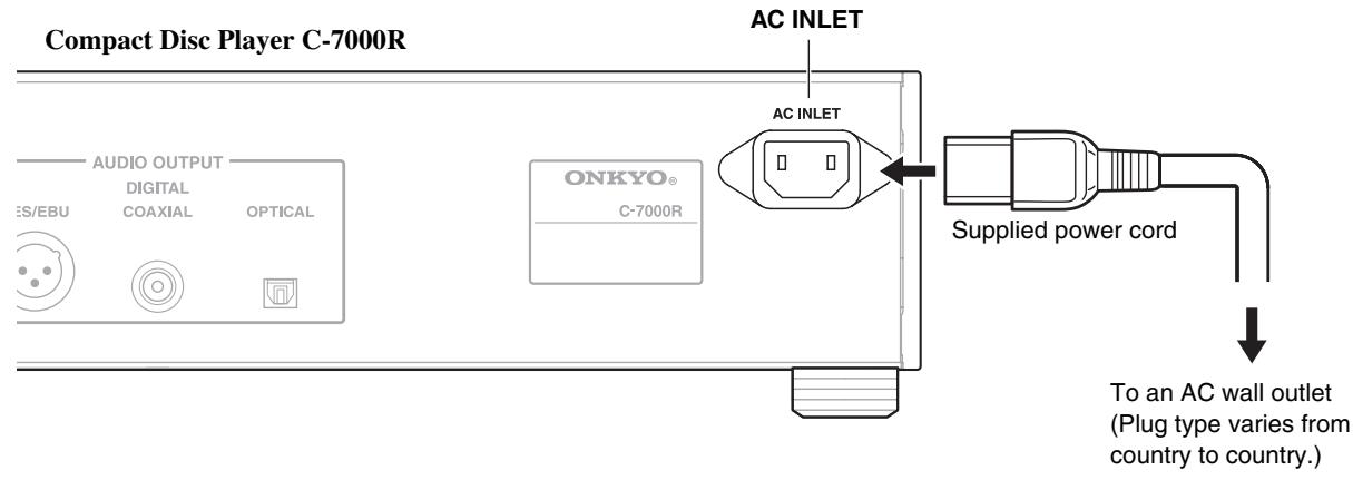 ONKYO C-7000R - Unplugging the AES/EBU cable - 3