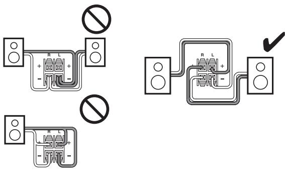ONKYO HT-R548 - Speaker Connection Precautions - 4