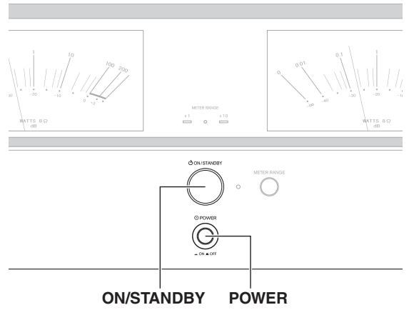 ONKYO M-5000R - Turning On the Power Amplifier - 1