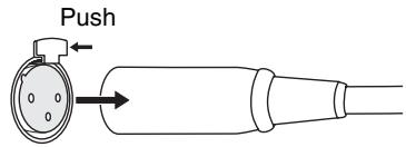 ONKYO M-5000R - Unplugging the XLR cable - 2