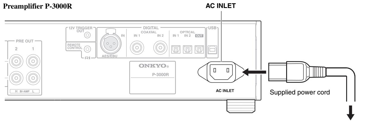 ONKYO P-3000R - Unplugging the AES/EBU cable - 3