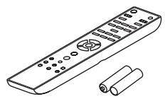 ONKYO P-3000R - Remote controller and two batteries - 1