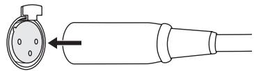 ONKYO P-3000R - Plugging the AES/EBU cable - 1