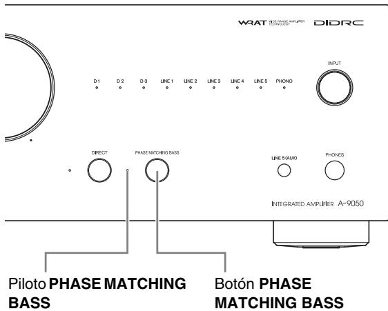 ONKYO A-9030 B, A-9030 S - Uso de la referencia PHASE MATCHING BASS - 1