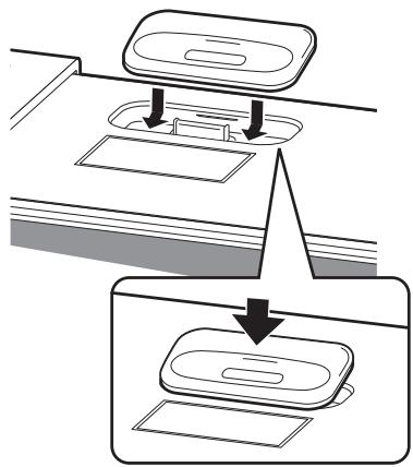 ONKYO ABX-100 - Installing the iPod Universal Dock Adapter - 2