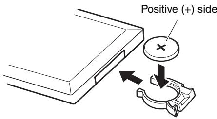 ONKYO ABX-100 - Replacing the Battery - 2