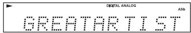 ONKYO C-7070 - During playback, press the [DISPLAY] button repeatedly to display the following MP3/WMA information. - 1