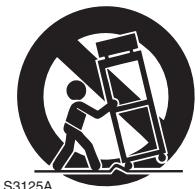 ONKYO C-7070 - PORTABLE CART WARNING - 1