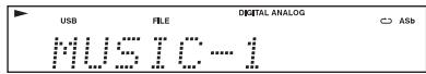 ONKYO C-7070 - During playback, press the [DISPLAY] button repeatedly to display the following music file information. - 2