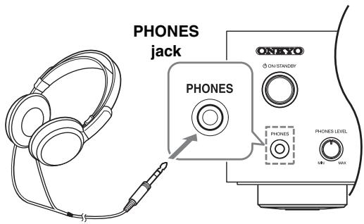 ONKYO C-7070 - Using Headphones - 1