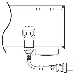 ONKYO C-7070 - Connecting the Power Cord - 1