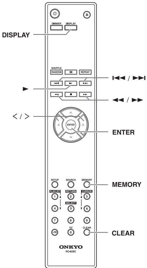 ONKYO C-7070 - Memory Playback (For Audio CDs) - 1