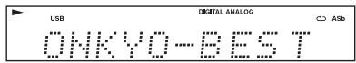 ONKYO C-7070 - During playback, press the [DISPLAY] button repeatedly to display the following music file information. - 4