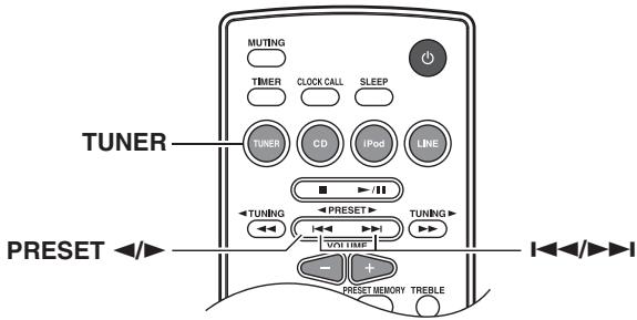 ONKYO CS-245 - Selecting Preset Stations - 2