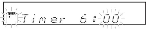 ONKYO CS-245 - Use the arrow [] / [] buttons to specify the "minute" at which you want to timer to play, and then press [ENTER]. - 1