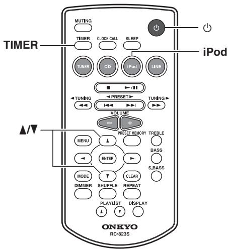 ONKYO CS-245 - TimerPlayback using the Alarm Play Function of your iPod/iPhone - 2