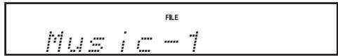 ONKYO CS-245DAB - Use the arrow [] / [] buttons to select the MP3 files within the folder. - 1