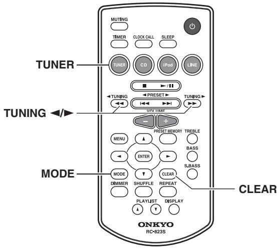 ONKYO CS-245DAB - Tuning into FM Radio Stations - 2