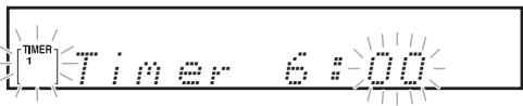 ONKYO CS-245DAB - Use the arrow [] / [] buttons to specify the "minute" at which you want to timer to play, and then press [ENTER]. - 1
