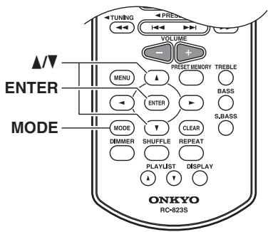 ONKYO CS-245DAB - DAB Setup - 1