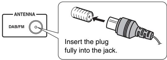 ONKYO CS-245DAB - Connecting FM Antenna - 1