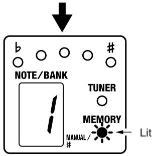 BOSS ME-50 - Switching Between Manual and Memory Mode - 3