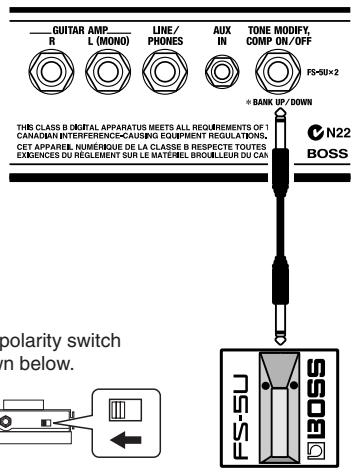BOSS ME-50 - Switching Banks with the Foot Switch - 1