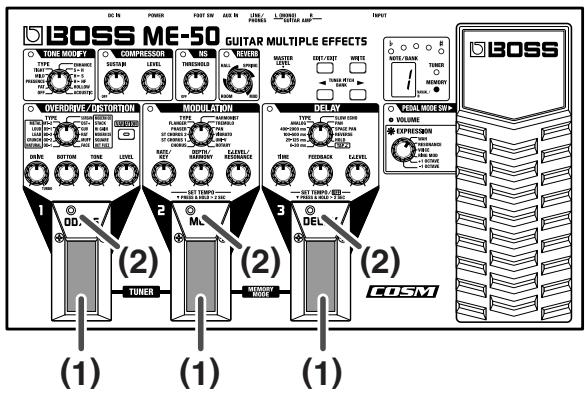 BOSS ME-50 - Switching Numbers - 1