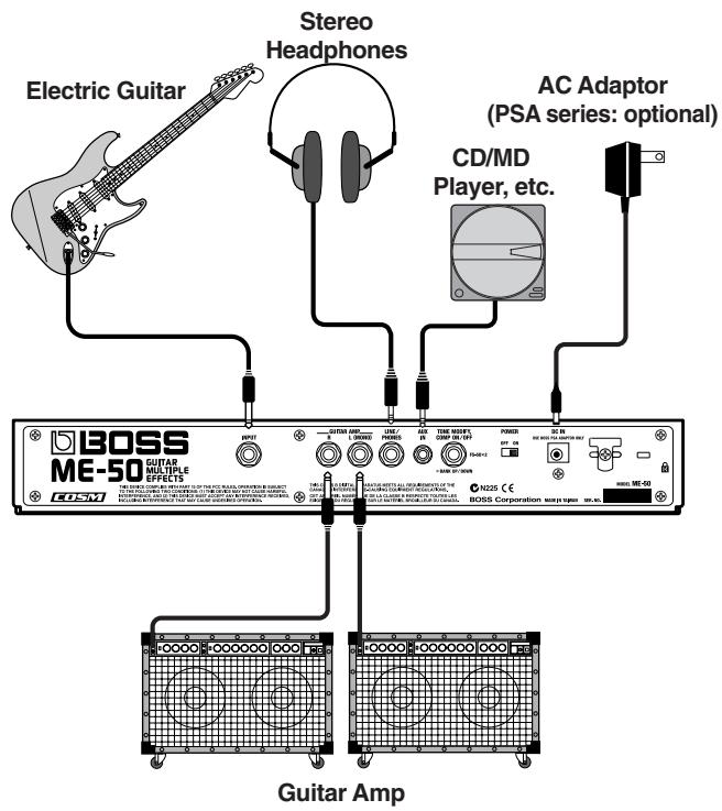 BOSS ME-50 - Making the Connections - 1