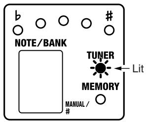 BOSS ME-50 - Tuning the Guitar (Tuner) - 2