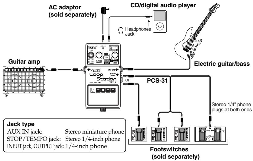 BOSS RC-2 - MODE Knob - 1
