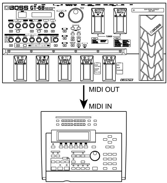 BOSS GT-6B - When Saving to a MIDI Sequencer - 1