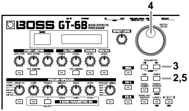 BOSS GT-6B - Exchanging Patches - 1