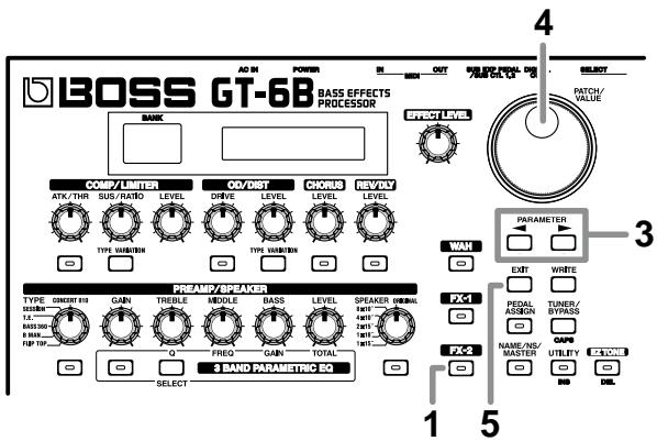 BOSS GT-6B - Pedal Bend - 1