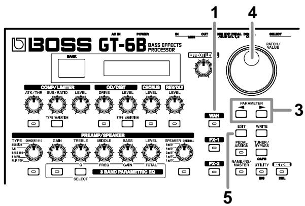BOSS GT-6B - Wah - 1
