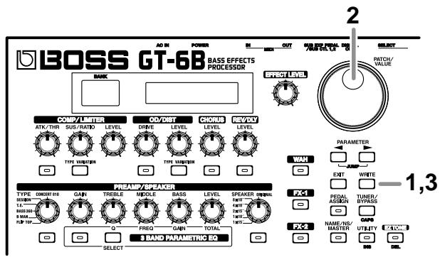 BOSS GT-6B - Write - 1