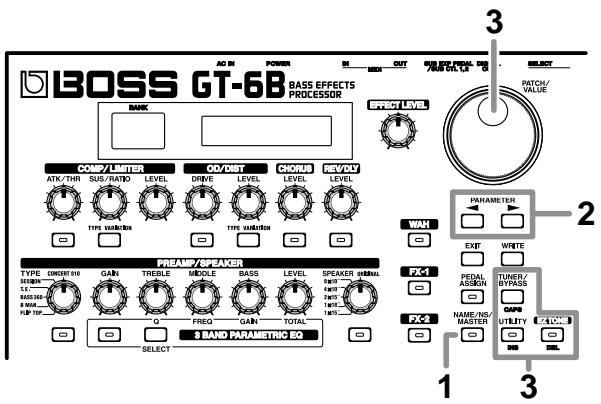 BOSS GT-6B - Naming Tones - 1