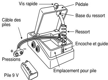 BOSS AW-3 - Remplacement de la pile - 1