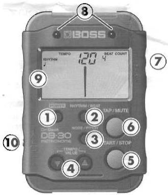 BOSS DB-30 - Main Features - 1
