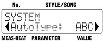 BOSS DR-3 - Press [▶], select a  to be set. - 1