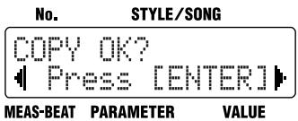 BOSS DR-3 - ■ Copying the Settings - 3