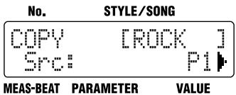BOSS DR-3 - ■ Copying the Settings - 1