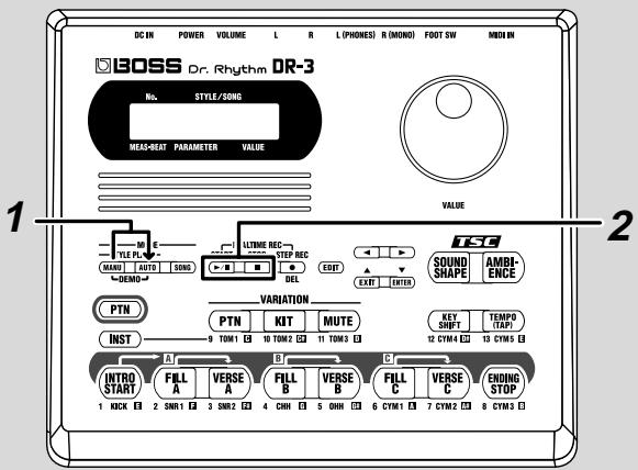 BOSS DR-3 - Let's Listen to the Demo - 1